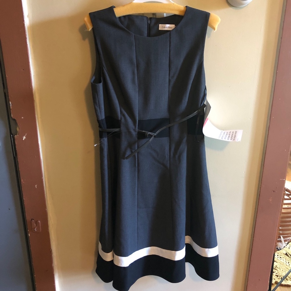 Grey Calvin Klein Dress
